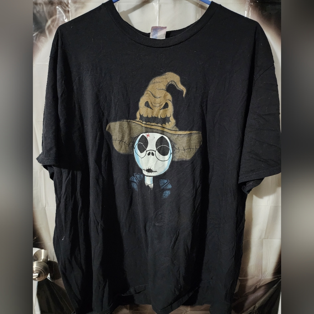 Jack skellington×harry potter sorting hat tshirt